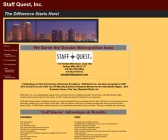 StaffQuestinc.com(Staff Quest) Screenshot