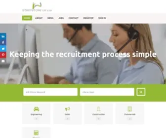 StaffStoreuk.com(Keeping The Recruitment Process Simple) Screenshot