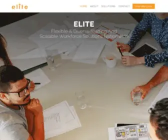 Staffwithelite.com(Staffing and Workforce Solutions) Screenshot