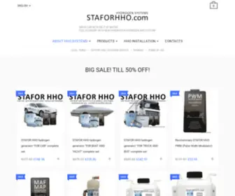 Staforhho.com(About HHO systems) Screenshot