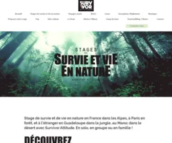 Stage-DE-Survie-Nature.com(Tous les stages de survie en nature) Screenshot