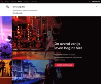 Stage-Entertainment.nl(Bezoek de mooiste musicals) Screenshot