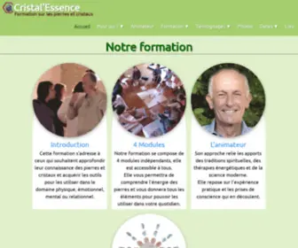 Stage-Lithotherapie.fr(Formation en Lithothérapie) Screenshot