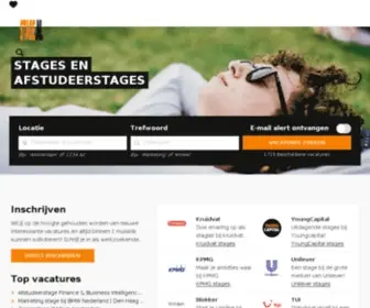 Stage.nl(Zoek je een stage of afstudeerstage) Screenshot