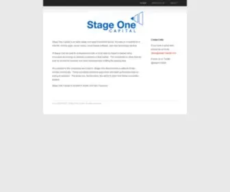 Stage1Capital.com(Stage One Capital) Screenshot