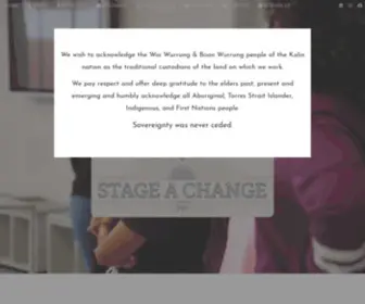 Stageachange.org(Stage A Change) Screenshot