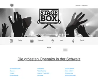 Stagebox.ch(Festival) Screenshot