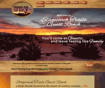 Stagecoachtrailsranch.com(Stagecoach Trails Guest Ranch) Screenshot