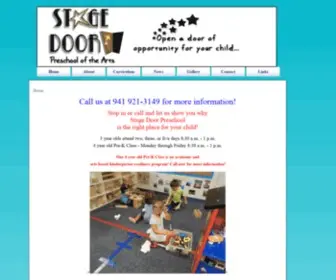 Stagedoorpreschool.com(Preschool Sarasota Performing Arts Academic Dance) Screenshot