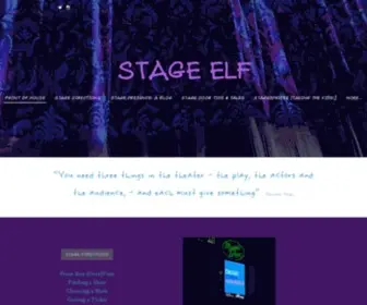 Stageelf.com(Stage elf) Screenshot