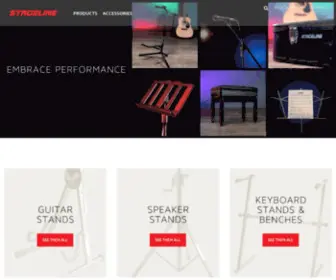 Stagelinestands.com(Stageline Stands) Screenshot