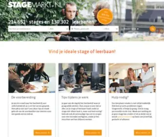 Stagemarkt.nl(Stages bij erkende leerbedrijven) Screenshot