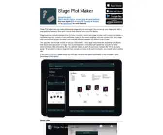 Stageplotmaker.com(Stage Plot Maker for iOS) Screenshot