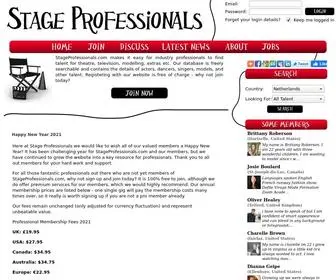 Stageprofessionals.com(Stage Professionals) Screenshot