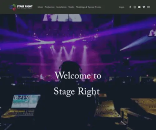Stagerightlighting.com(Stage Right) Screenshot
