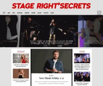 Stagerightsecrets.com(Stage Right Secrets) Screenshot