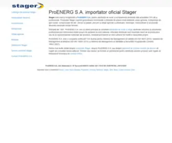 Stager.ro(ProENERG S.A) Screenshot