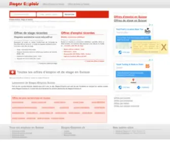 Stages-Emplois.ch(Emploi en Suisse et stage en Suisse) Screenshot