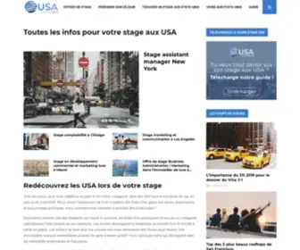 Stageusa.fr(Stage USA) Screenshot