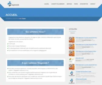 Stageweb.fr(Simplifiez la gestion de vos stages) Screenshot