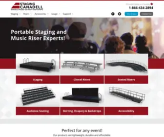 Stagingcanadell.com(Buy A Portable Stage) Screenshot