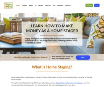 Stagingdiva.com(Staging Diva Home Staging Courses & Staging Training) Screenshot