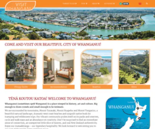 StagingVisitwhanganui.nz(Whanganui New Zealand) Screenshot