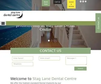 Staglanedental.co.uk(Dentist Edgware) Screenshot