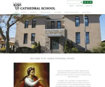 Stagnes-School.org(Agnes Cathedral School) Screenshot