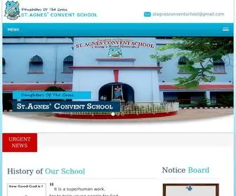 Stagnesconventschoolhowrah.org(St Agnes' Covent School) Screenshot