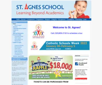 Stagnesosakis.com(Agnes School of Osakis) Screenshot