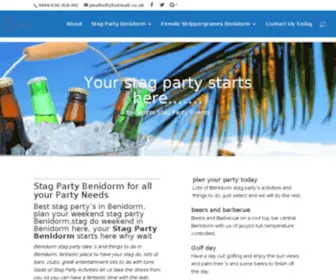 Stagpartybenidorm.com(Strippers) Screenshot