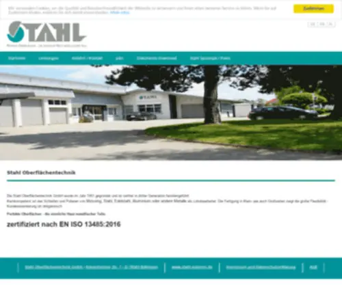 Stahl-Polieren.de(Stahl Oberflächentechnik) Screenshot
