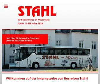 Stahl-Reisen.de(Busreisen Stahl) Screenshot