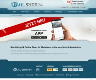 Stahl-Shop24.de(Stahlträger) Screenshot