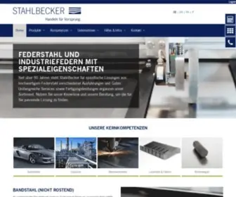 Stahlbecker.de(Stahl Becker GmbH) Screenshot
