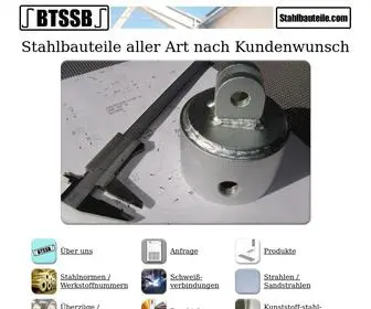 Stahlteile.eu(Stahlbauteile nach Kundenwunsch) Screenshot