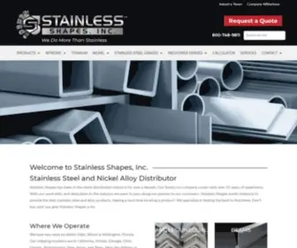 Stainlessshapes.net(Stainless Shapes) Screenshot