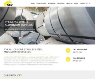 Stainlesssteelasd.com.au(For all your stainless steel needs) Screenshot