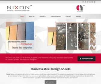 Stainlesssteeldesignsheets.com(Stainless steel sheets of various grades) Screenshot