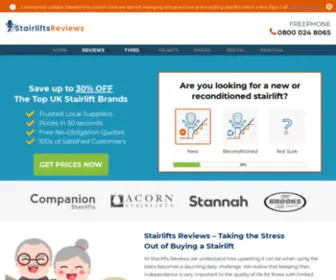 Stairliftsreviews.co.uk(Best UK Stairlifts forStairlift Reviews and Exclusive Discounts) Screenshot