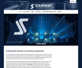 Stairwayproductions.nl(The Sound and Light Company) Screenshot