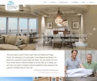 Stajo.com(Palm Coast Custom Homes) Screenshot