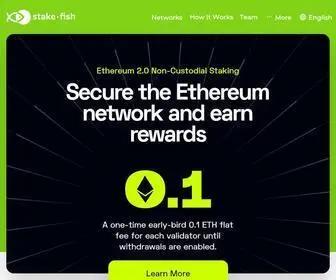 Stake.fish(Stake your crypto with a reliable validator) Screenshot