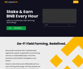 Stakebnb.io(StakeBNB) Screenshot