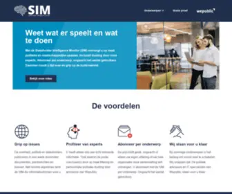 Stakeholderintelligence.nl(Weet wat er speelt) Screenshot