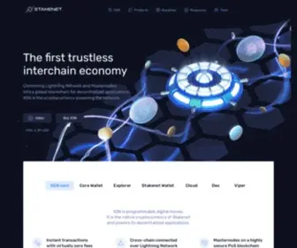 Stakenet.io(The trustless interchain economy) Screenshot