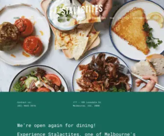 Stalactites.com.au(Melbourne’s Iconic Greek Restaurant) Screenshot