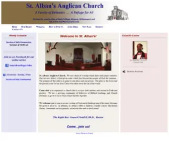 Stalbansanglican.org(State College) Screenshot