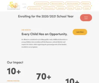 Stalbanschildcare.org(Alban's Child Enrichment Center) Screenshot